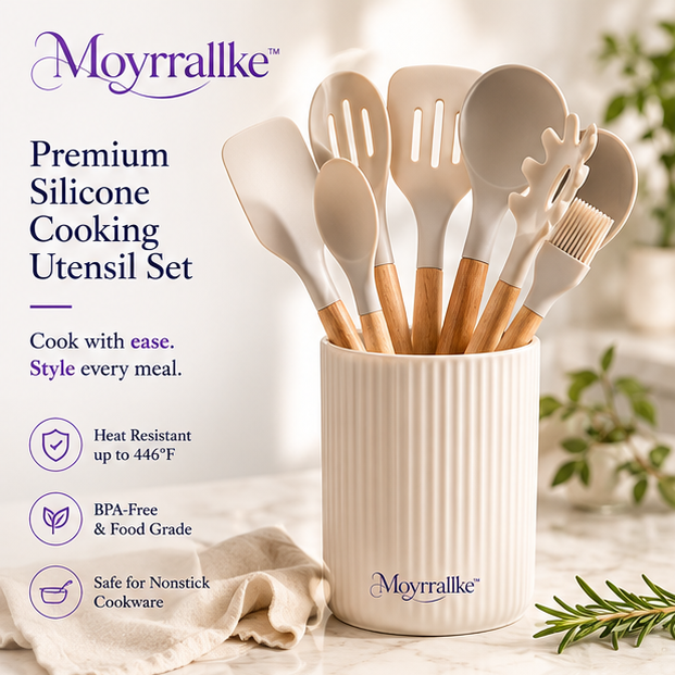 Moyrrallke™ Premium Silicone Cooking Utensil Set