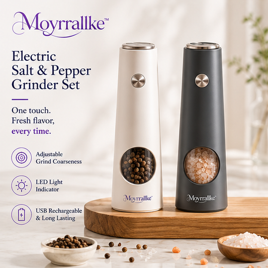 Moyrrallke™ Electric Salt & Pepper Grinder Set