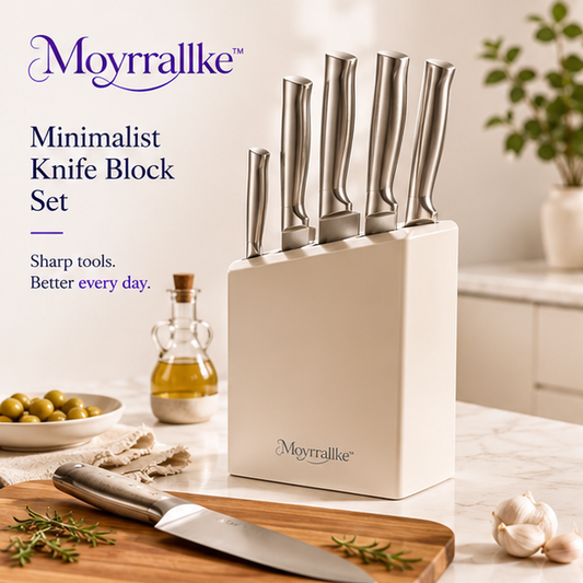 Moyrrallke™ Minimalist Knife Block Set